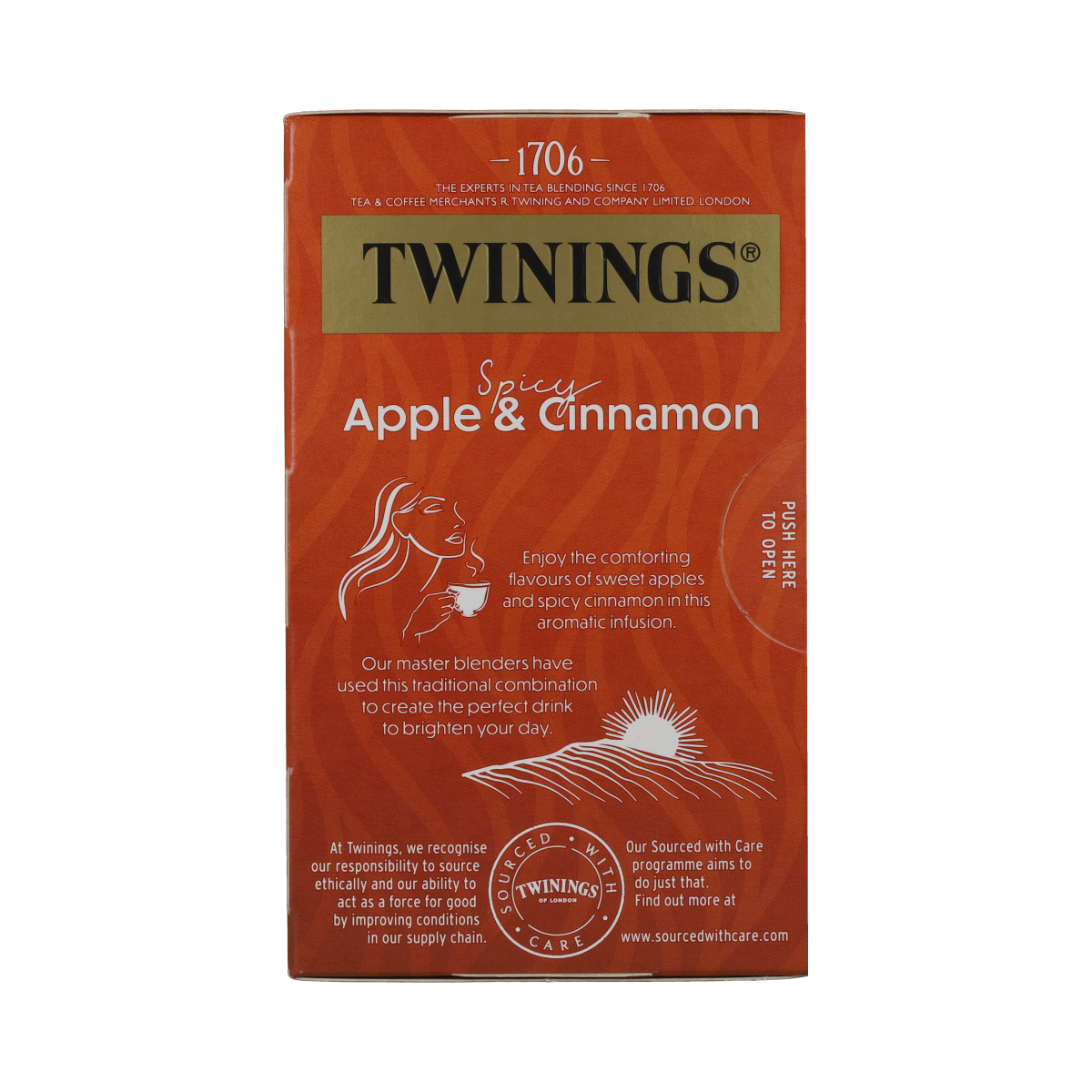 Twinings Spicy apple & cinnamon 20.00 Zakjes