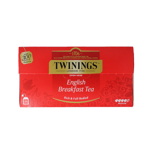 Twinings English breakfast thee envelop zwart 25.00 Zakjes