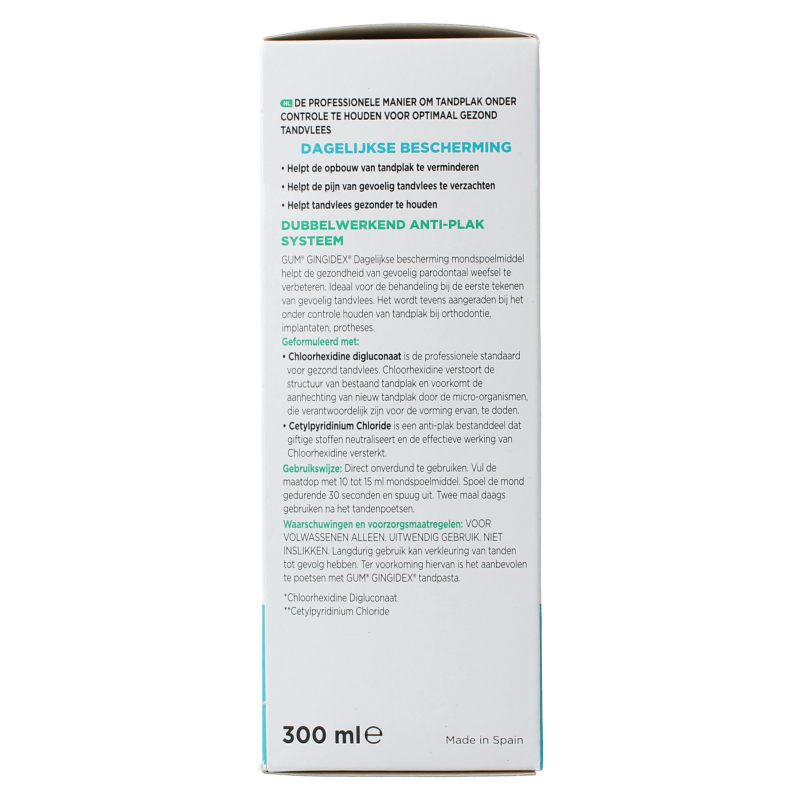 GUM Gingidex mondspoelmiddel 300 Milliliter