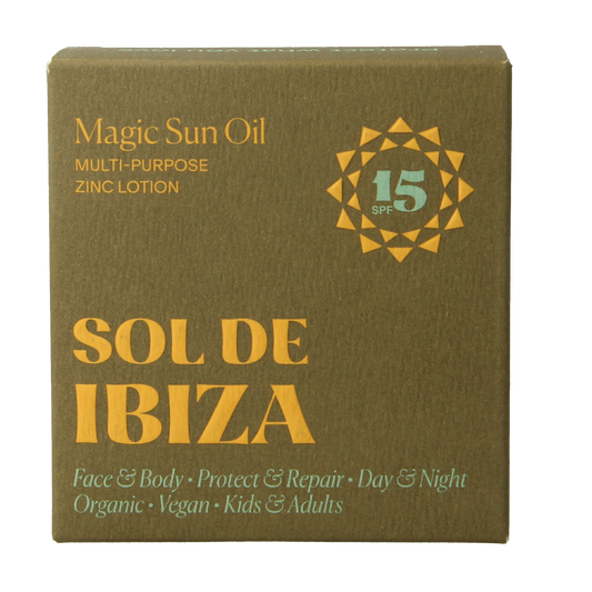 Sol De Ibiza Zonneolie beschermend & herstellend SPF15 bio 30.00 Milliliter