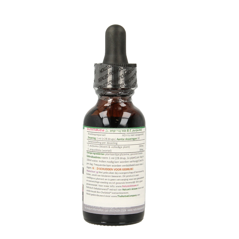 Natures Answer Echinacea extract alcoholvrij 30 Milliliter