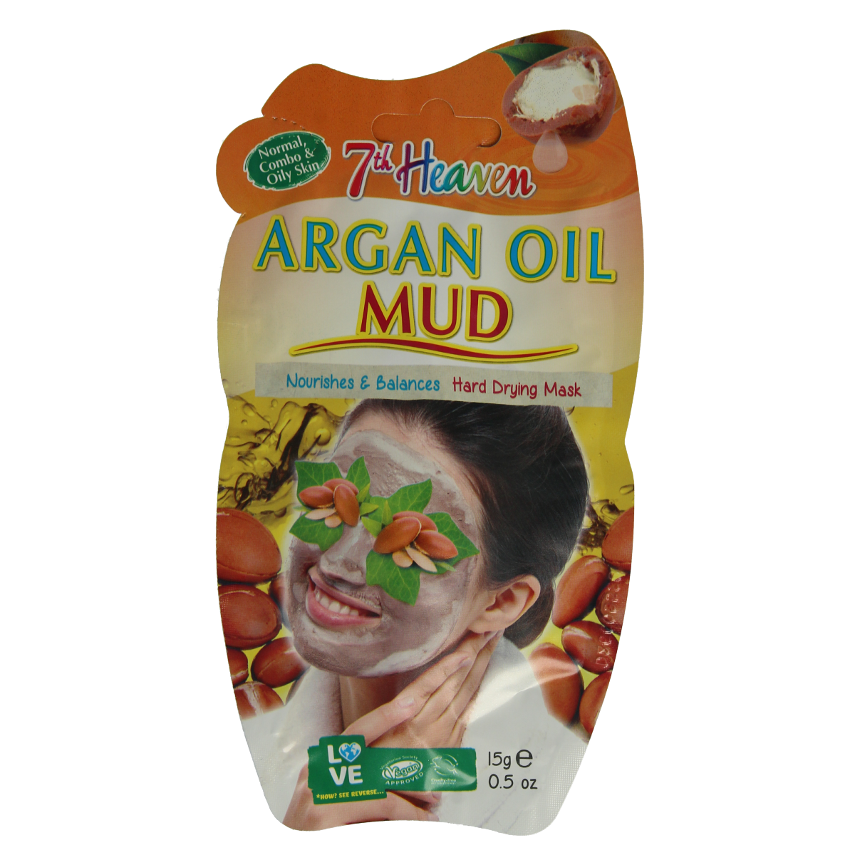 Montagne 7th Heaven gezichtsmasker argan oil mud 15.00 Gram