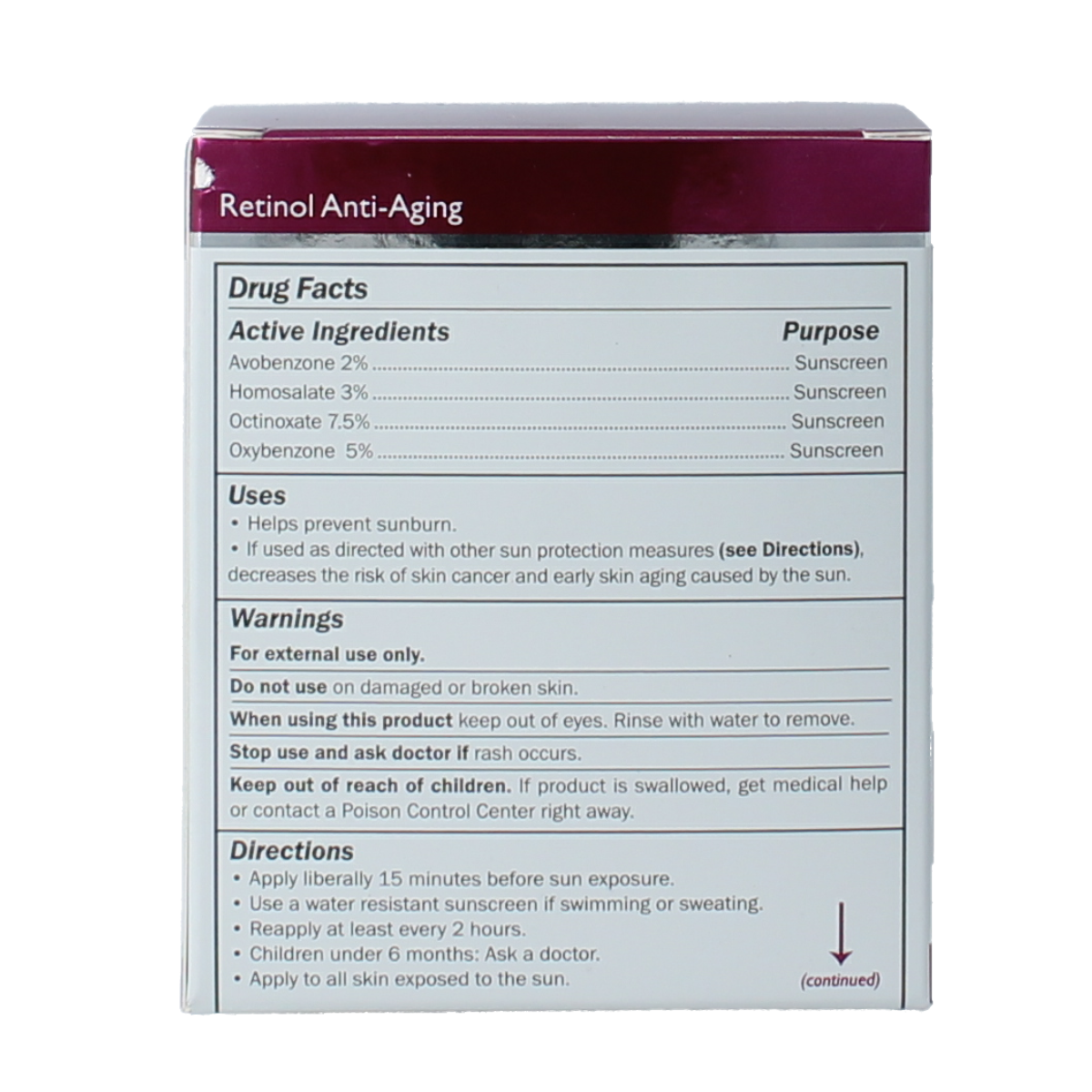 Retinol Day cream SPF20 48.00 Gram
