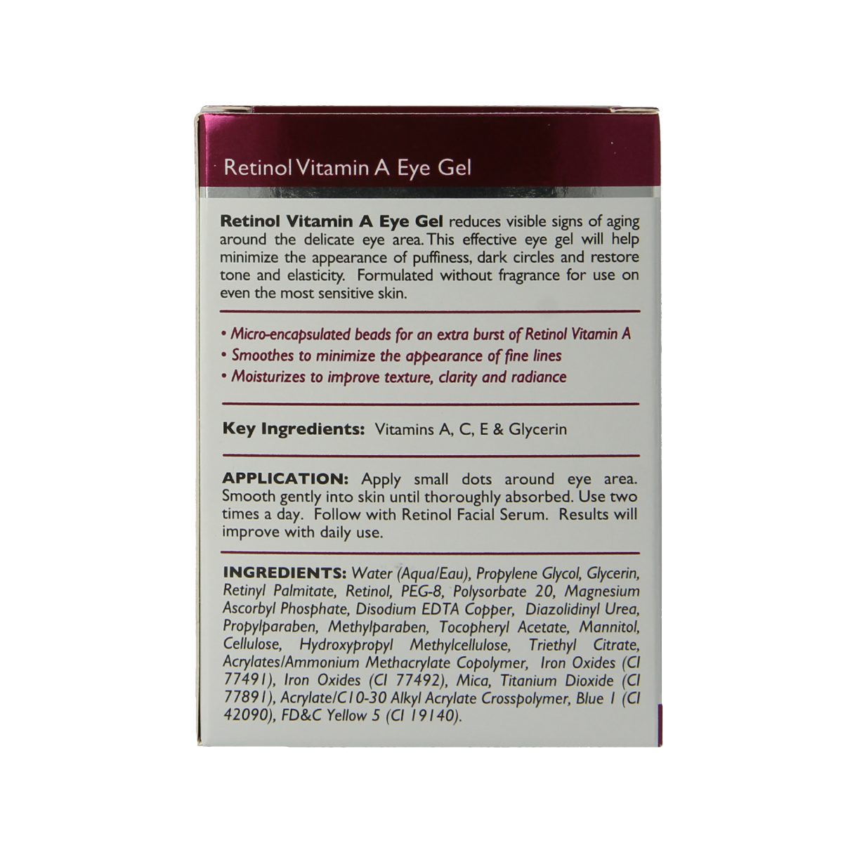 Retinol Eye gel 14.00 Gram