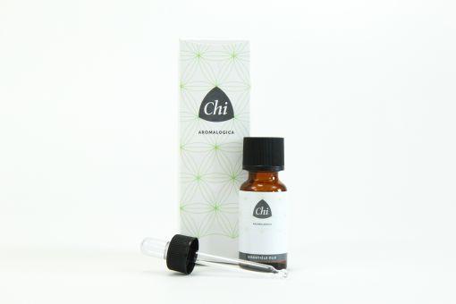 Chi Lavandin Abrialis Bio essential oil in a 50ml bottle, showcasing the clear, natural lavender-colored liquid in a glass container.