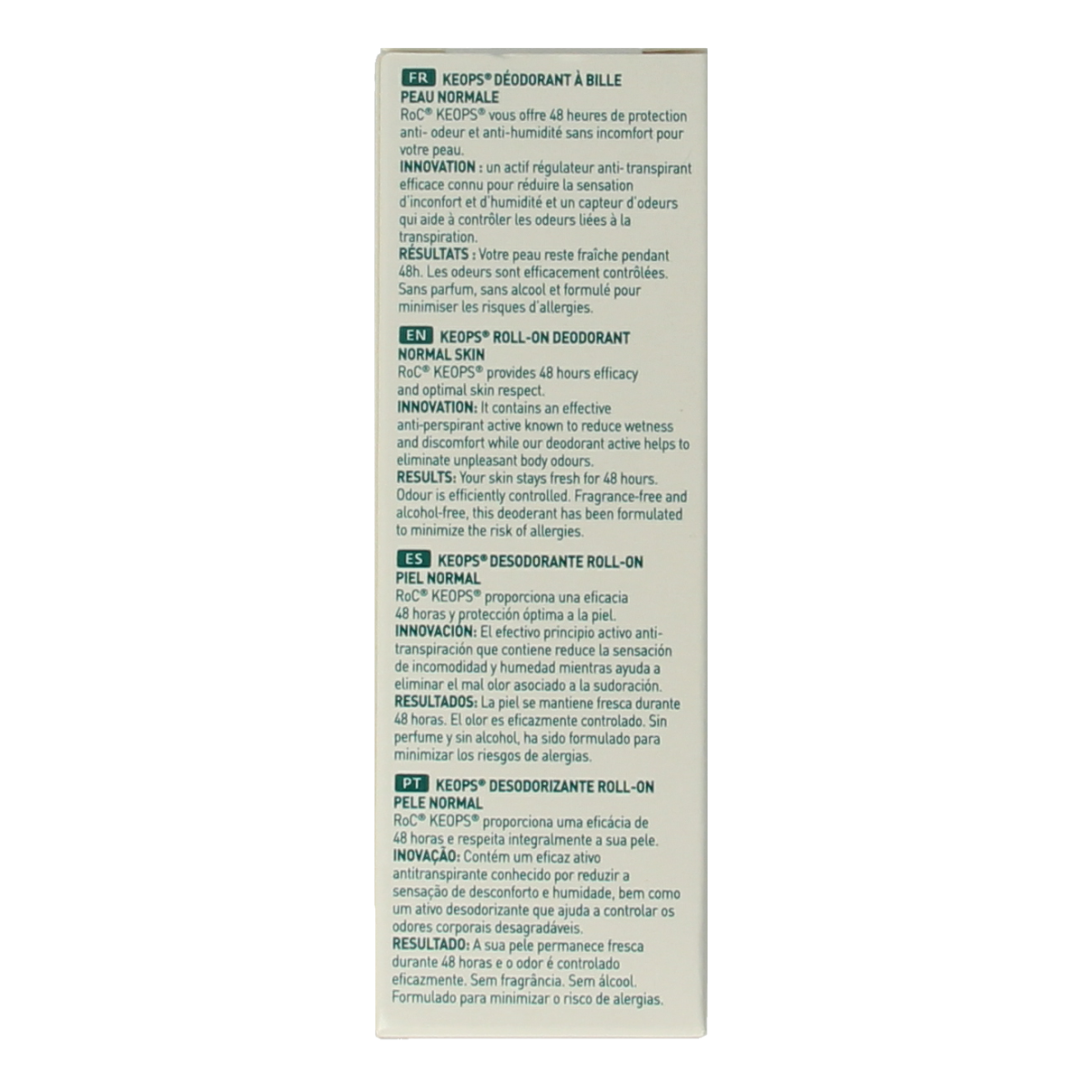ROC Keops deodorant roll on 30.00 Milliliter