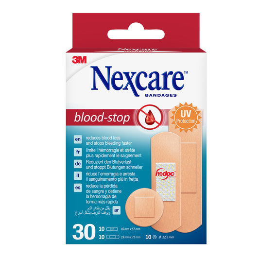 Nexcare Blood stop pleisters 3 maten assortiment 30.00 Stuks