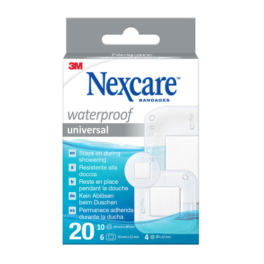 Nexcare Waterproof universal pleisters 20.00 Stuks
