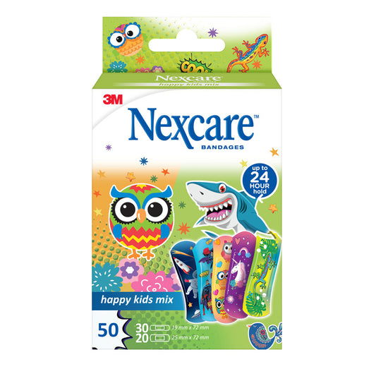 Nexcare Happy Kids Mix pleisters 50.00 Stuks
