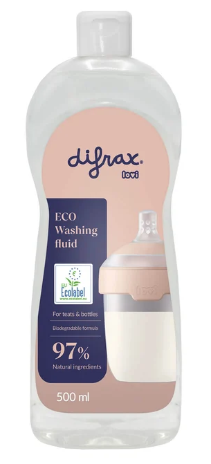 Difrax ECO Afwasmiddel voor spenen en flessen, 500ml 500.00 Milliliter