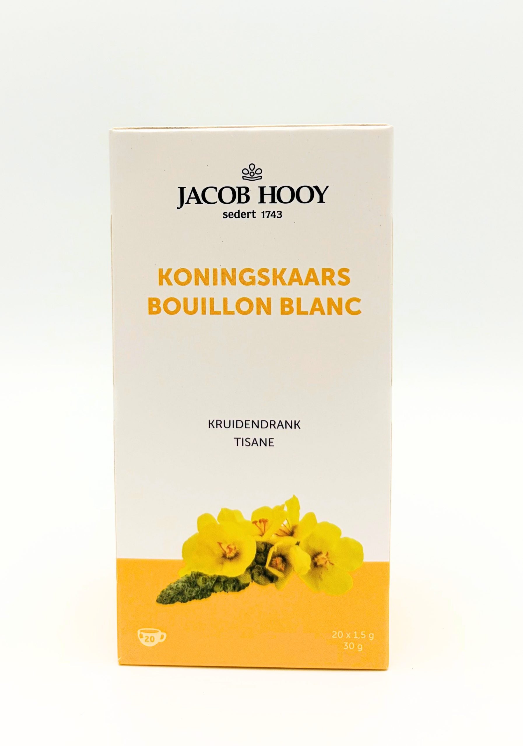 Jacob Hooy Theezakjes Koningskaars 20.00 Stuks