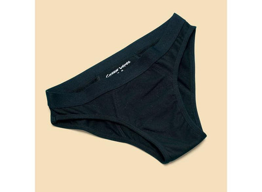 Cheeky Wipes Menstruatie ondergoed Feeling Sporty zw maat 32-34 1.00 Stuks
