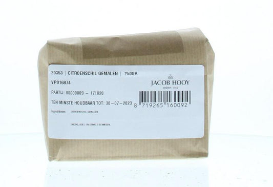 Jacob Hooy Citroenschil gemalen 250.00 Gram