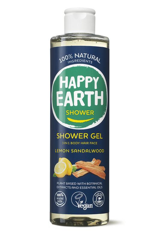 Happy Earth Pure showergel lemon sandalwood 300.00 Milliliter