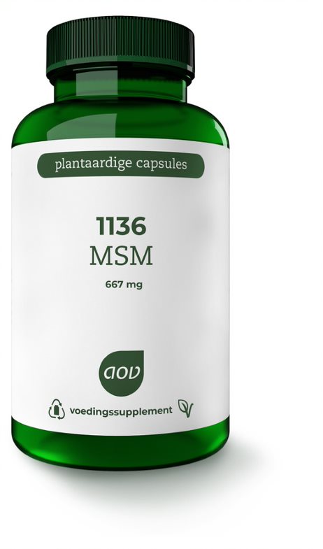 AOV 1136 MSM 90.00 Vegetarische capsules