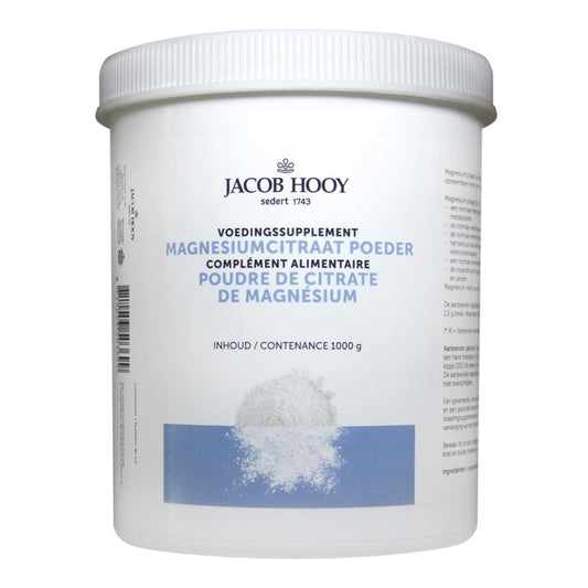 Jacob Hooy Magnesiumcitraat poeder 1 Kilogram