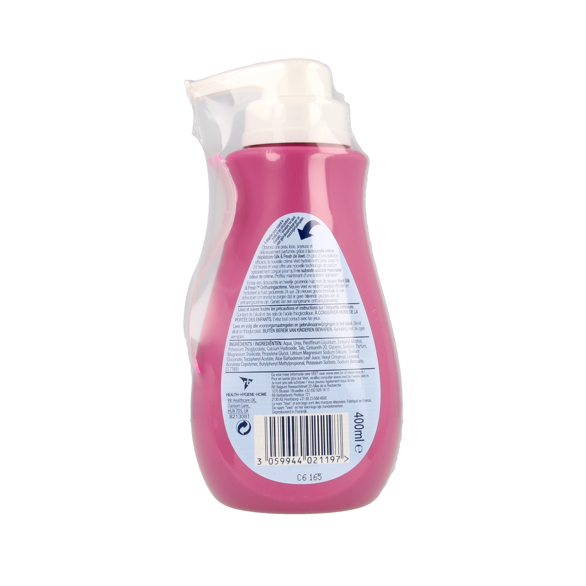 Veet Ontharingscreme gevoelige huid pomp 400.00 Milliliter
