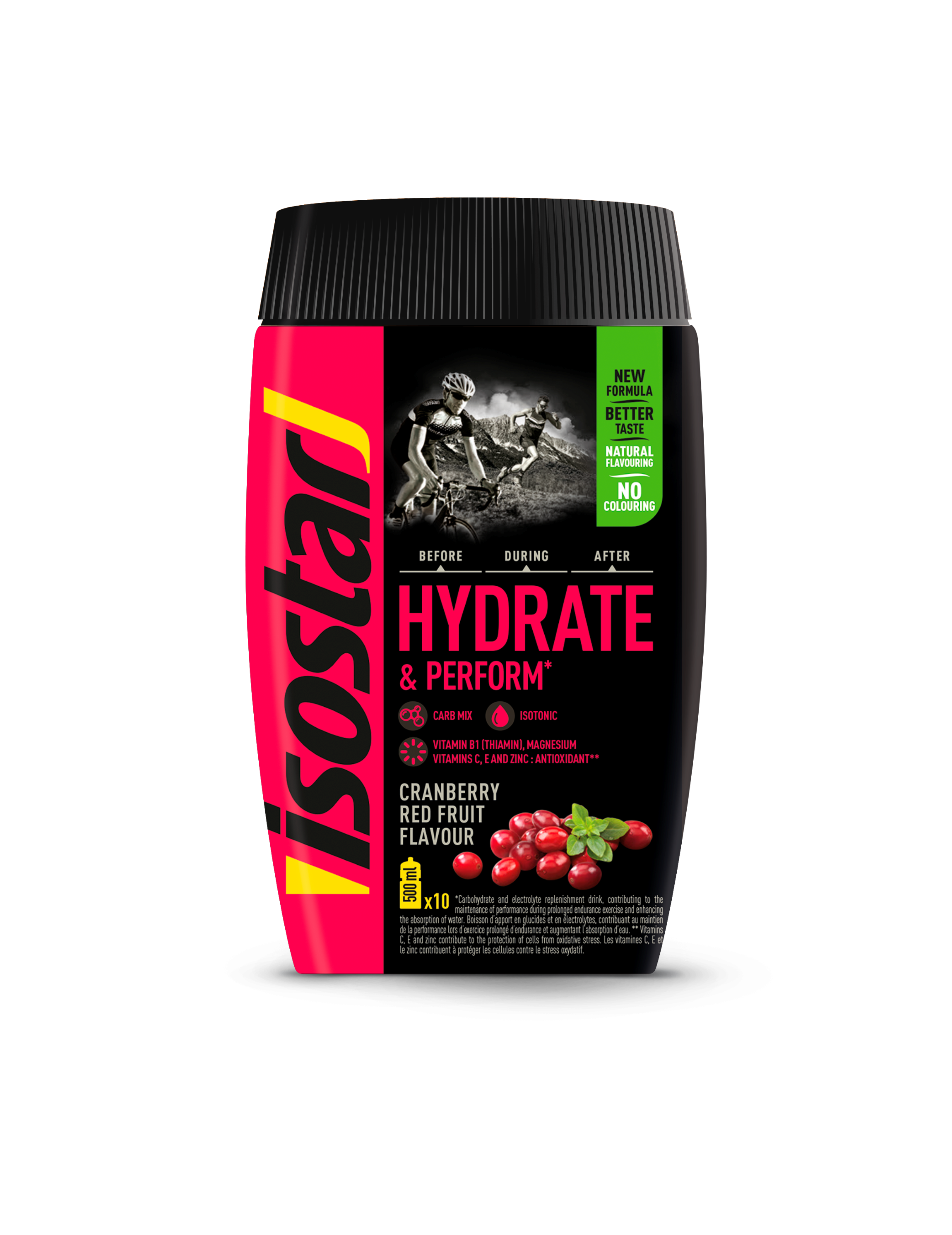 Isostar Hydrate & perform cranberry red fruit 400 Gram