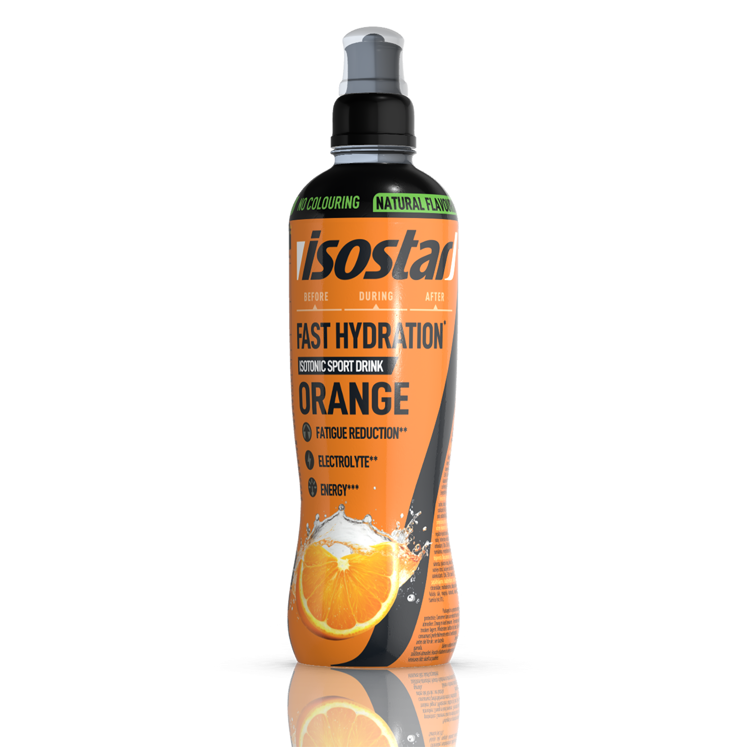 Isostar Fast hydration isotonic sport drink orange 500.00 Milliliter
