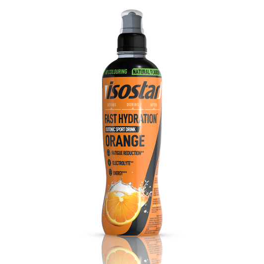 Isostar Fast hydration isotonic sport drink orange 500.00 Milliliter