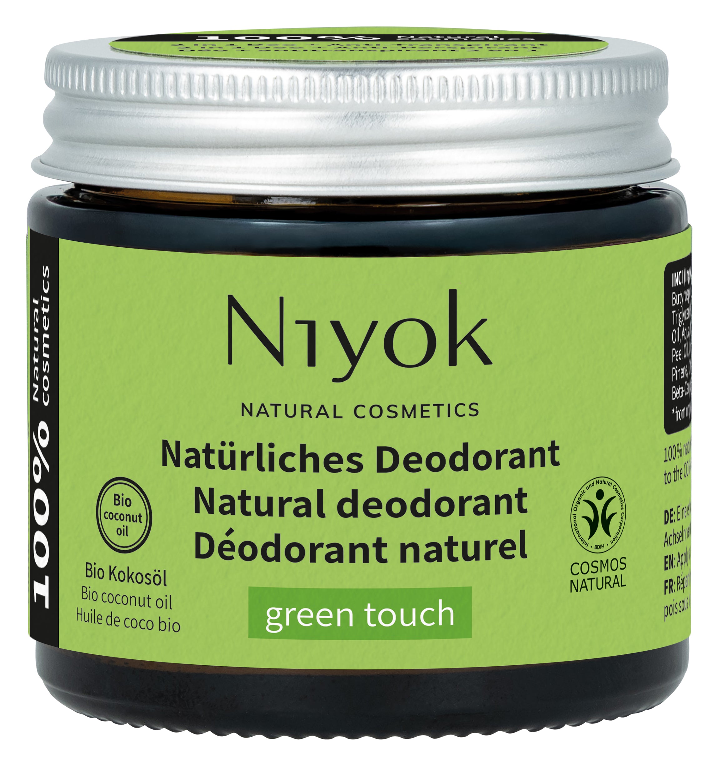 Niyok deo/antitranspirant green touch 40.00 Milliliter