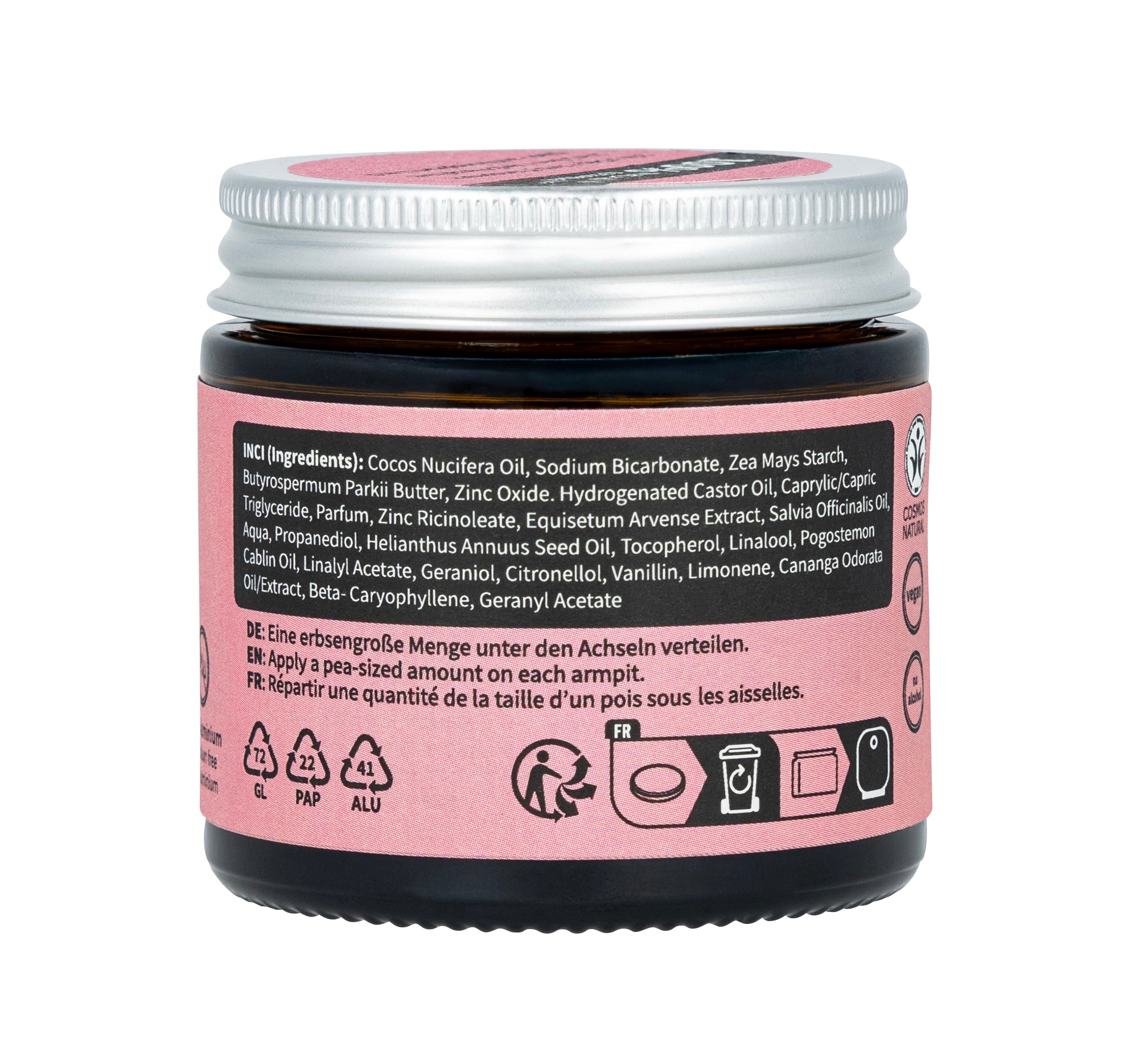 Niyok floral deodorant spray bottle with 40ml capacity, featuring a colorful floral design on the label.