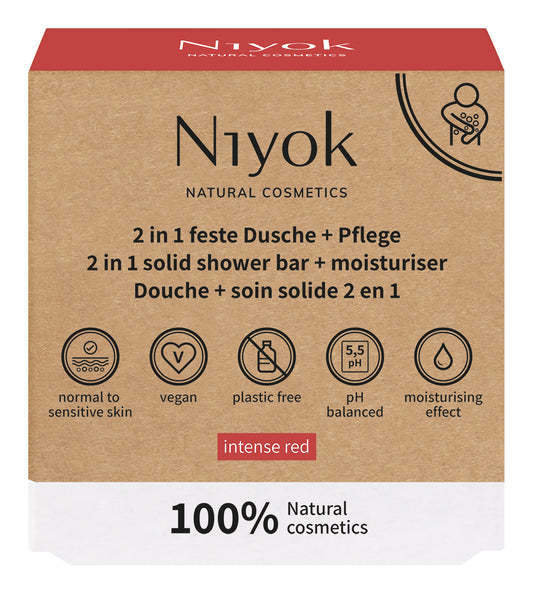 Niyok 2 in 1 shower intense red 80.00 Gram