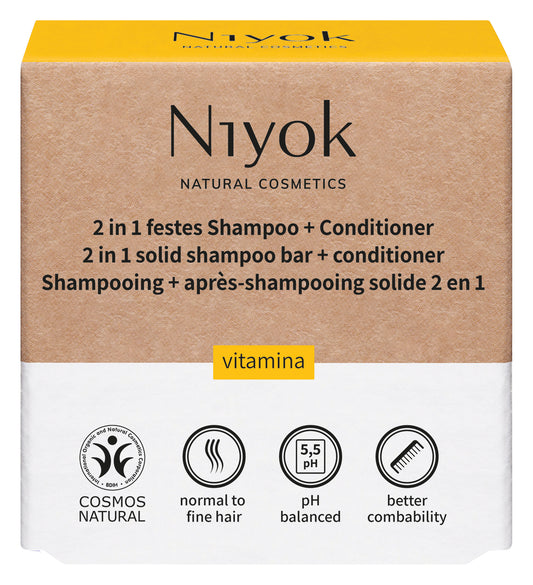 Niyok 2 in 1 shampoo/condition vitamina 80.00 Gram