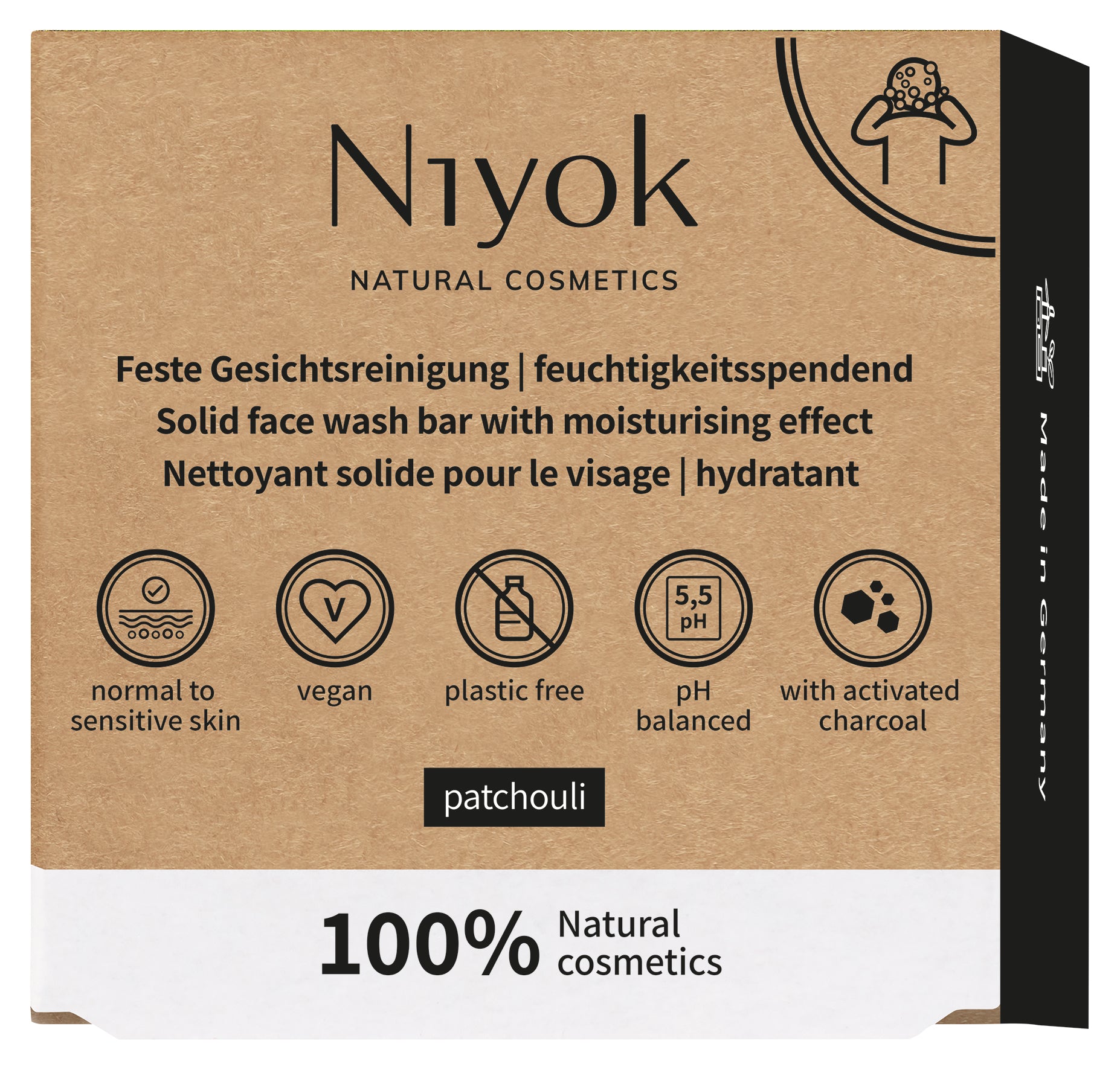 Niyok Gezichtsreiniger patchouli 80.00 Gram