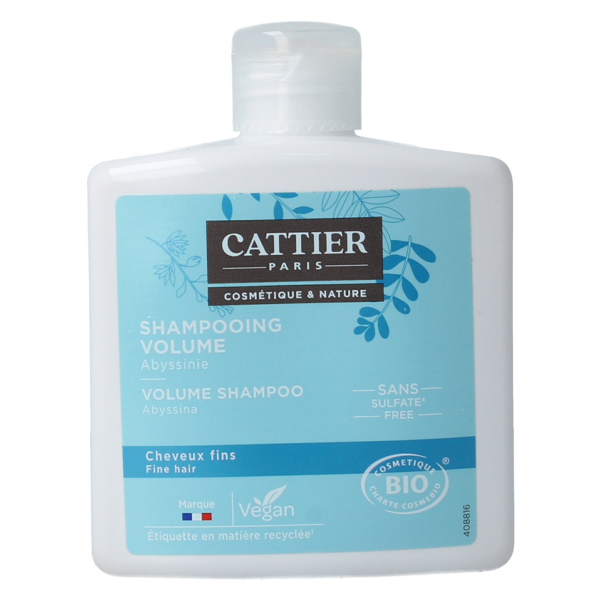 Cattier Shampoo volume 250 Milliliter