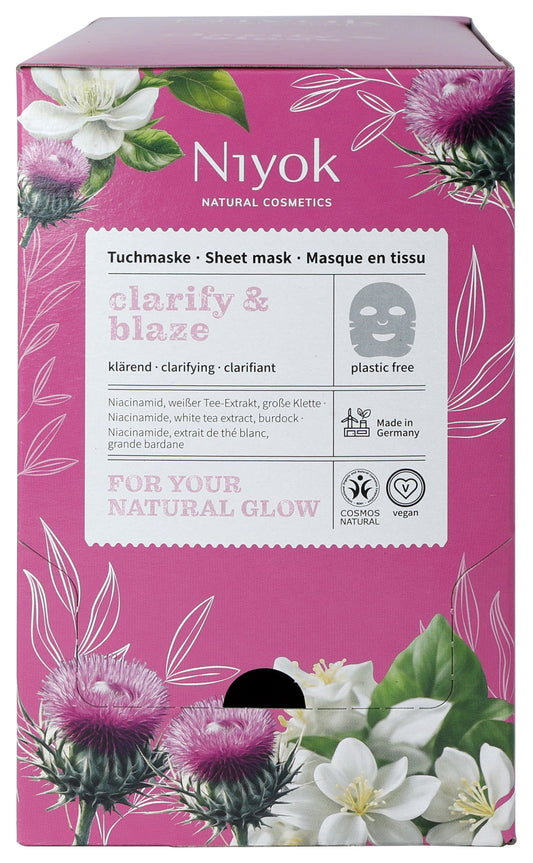 Niyok Sheet mask Clarify & Blaze 10.00 Milliliter