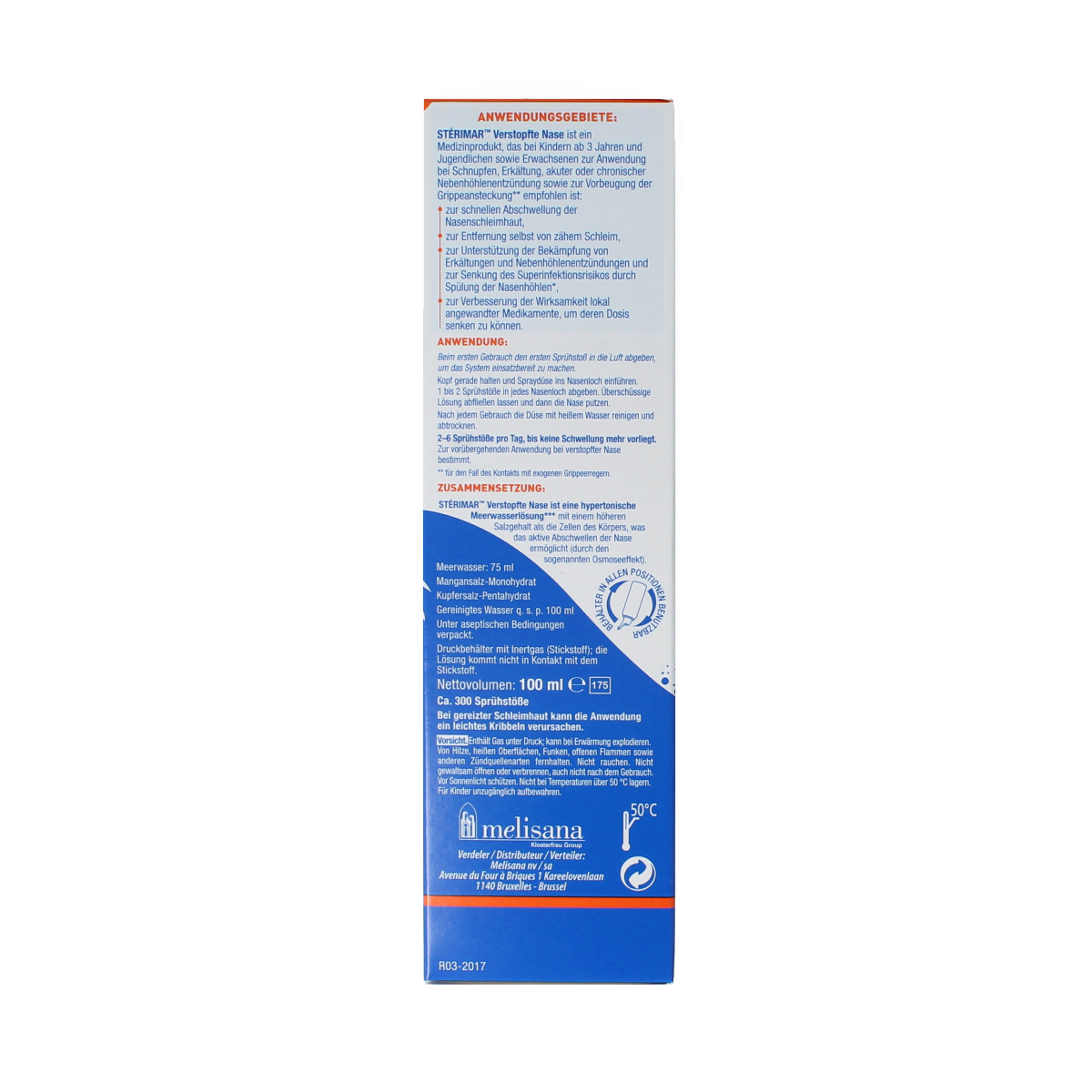 Sterimar Verstopte neus 100.00 Milliliter