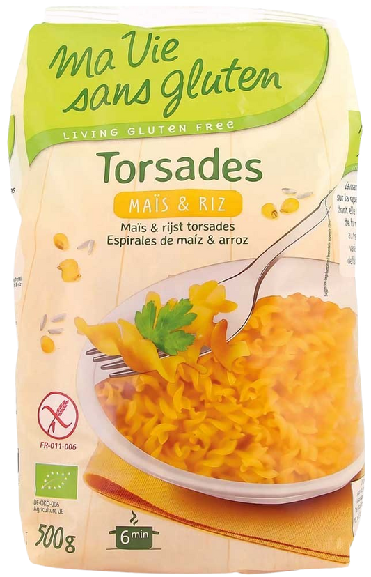Ma Vie Sans Rijst/mais spirelli glutenvrij bio 500.00 Gram