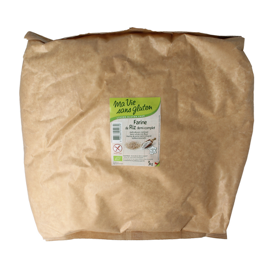 Ma Vie Sans Rijstmeel halfvolkoren glutenvrij bio 3.00 Kilogram