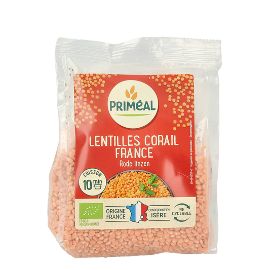 Primeal Rode linzen bio 250.00 Gram