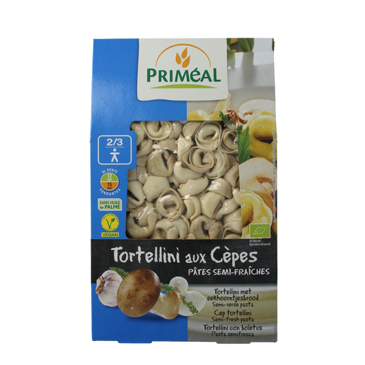 Primeal Tortellini eekhoorntjesbrood bio 250.00 Gram