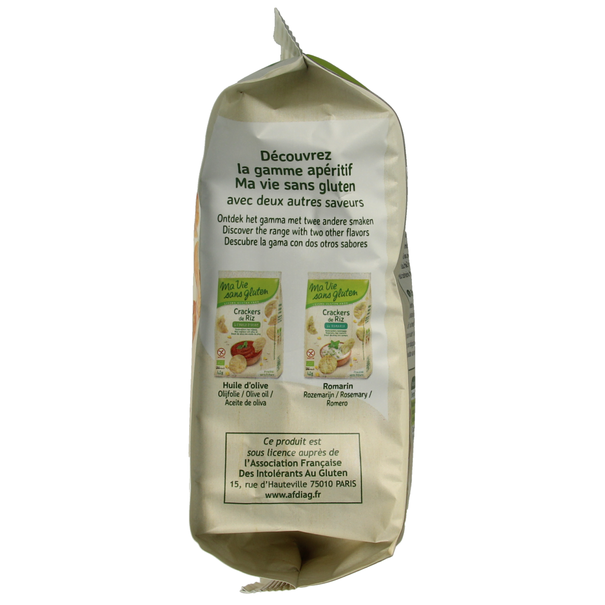 Ma Vie Sans Rijstcrackers sweet chili glutenvrij bio 40.00 Gram
