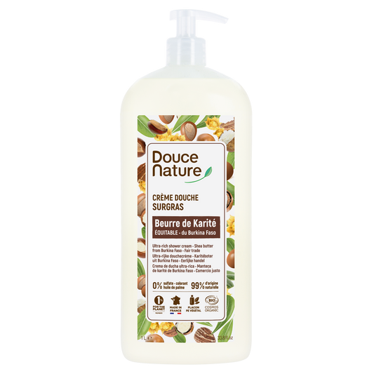 Douce Nature Douchegel sheabutter ultrarijk bio 1.00 Liter