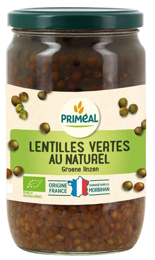 Primeal Groene linzen uit Frankrijk bio 660 Gram