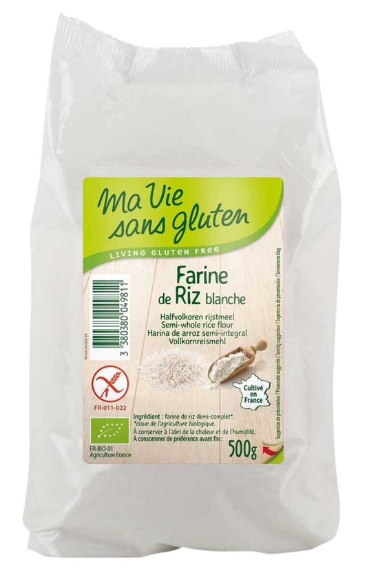 Ma Vie Sans Rijstmeel wit glutenvrij bio 500.00 Gram