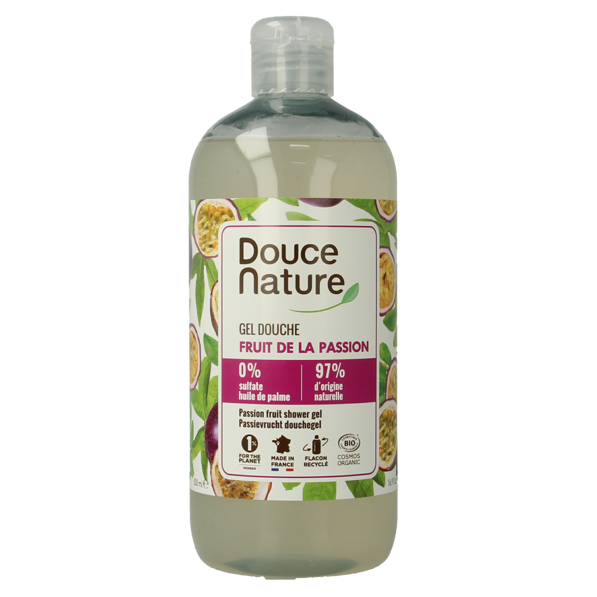 Douce Nature Douchegel passiefruit 500.00 Milliliter