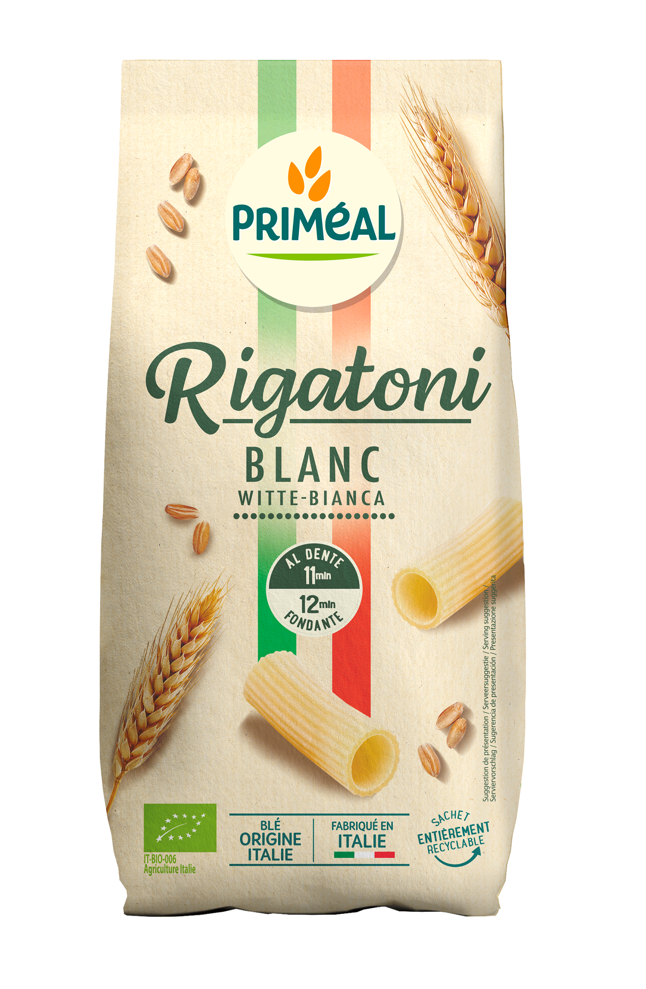 Primeal Rigatoni pasta bio 500 Gram