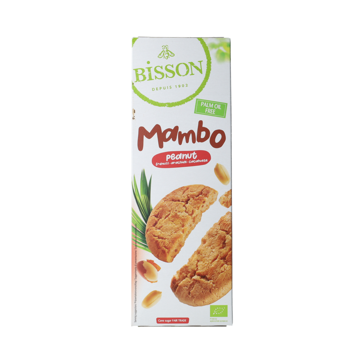 Bisson Mambo koekjes pinda bio 125.00 Gram