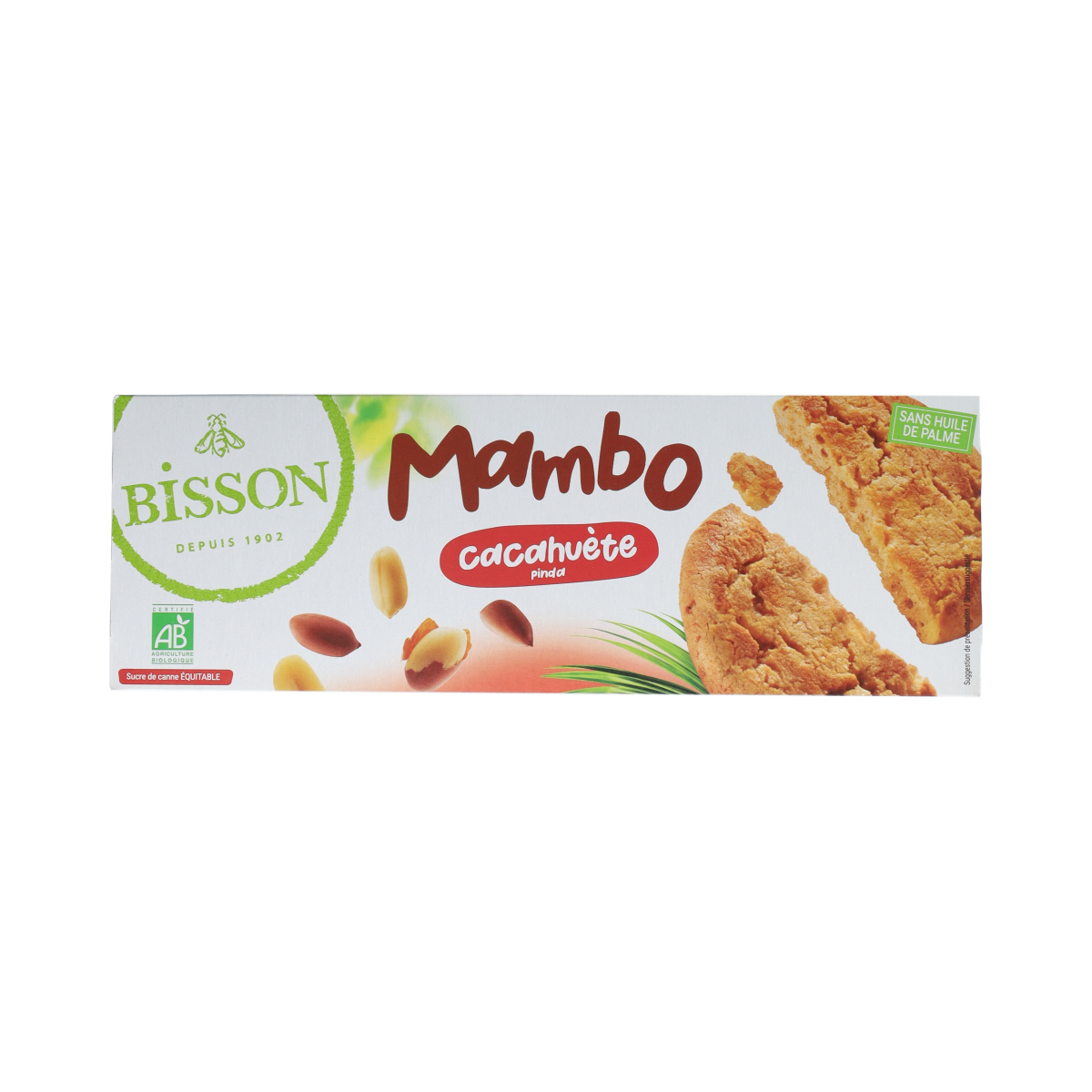 Bisson Mambo koekjes pinda bio 125.00 Gram