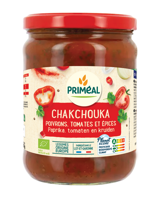 Primeal Shakshuka paprika, tomaten en kruiden 500.00 Gram