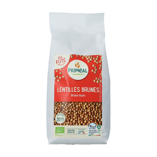 Primeal Bruine linzen bio 500.00 Gram