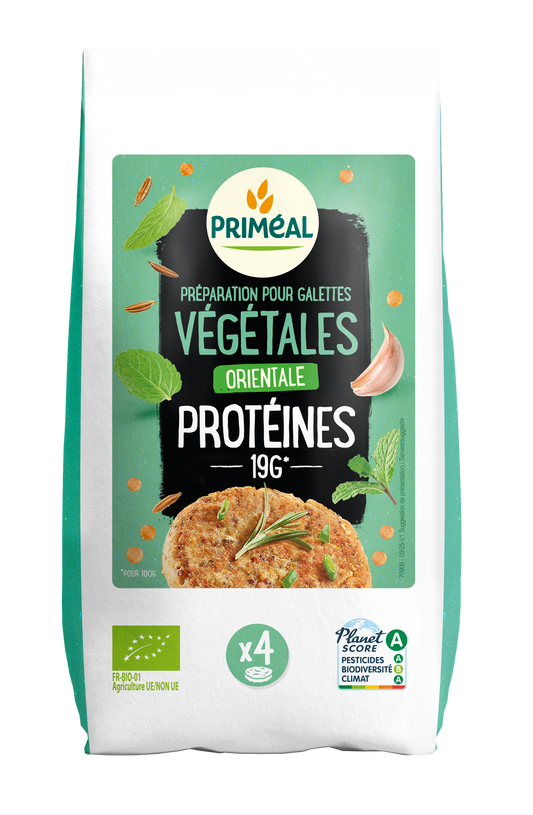 Primeal Groenteburgermix Orientaals proteine bio 200.00 Gram