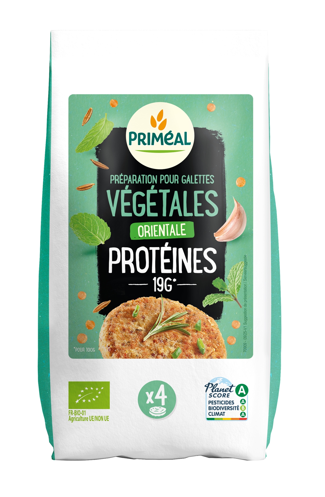 Primeal Pannekoekenmix Orientaals proteine bio 200.00 Gram