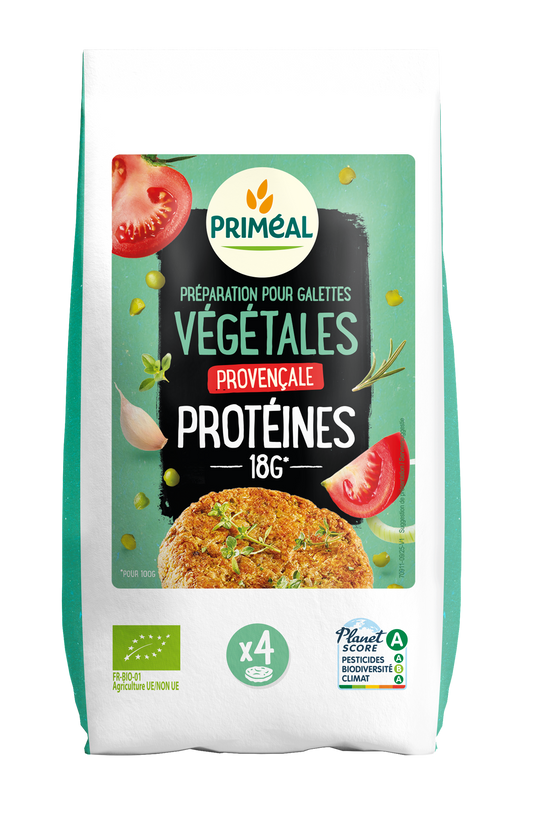 Primeal Groenteburgermix Provencaals proteine bio 200.00 Gram