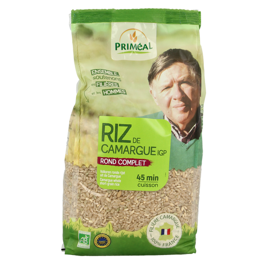 Primeal Volkoren ronde rijst camargue bio 1.00 Kilogram